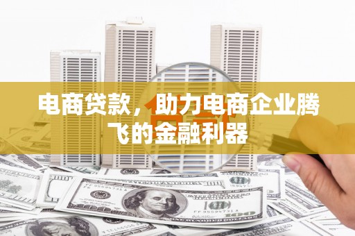 沧源电商贷款，助力电商企业腾飞的金融利器