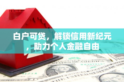 沧源白户可贷，解锁信用新纪元，助力个人金融自由