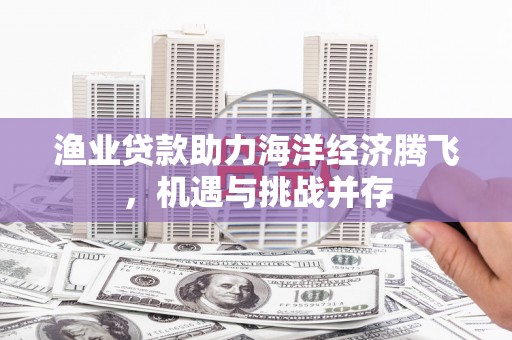 沧源渔业贷款助力海洋经济腾飞，机遇与挑战并存