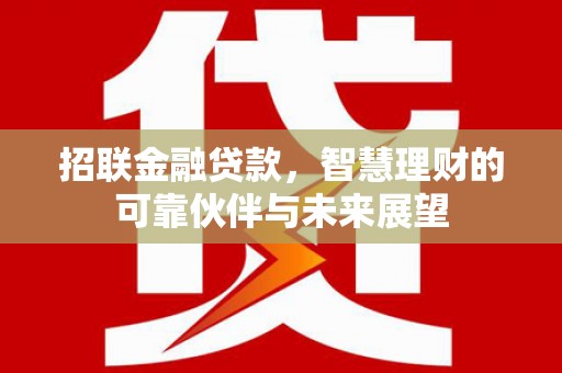 沧源招联金融贷款，智慧理财的可靠伙伴与未来展望