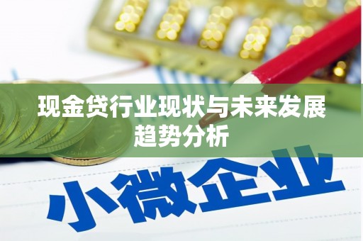 沧源现金贷行业现状与未来发展趋势分析