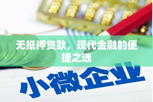 沧源无抵押贷款，现代金融的便捷之选
