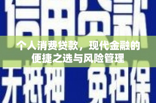 沧源个人消费贷款，现代金融的便捷之选与风险管理