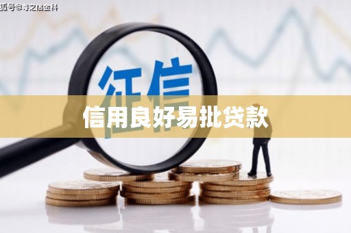 沧源信用良好易批贷款