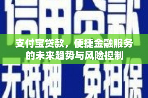 沧源支付宝贷款，便捷金融服务的未来趋势与风险控制