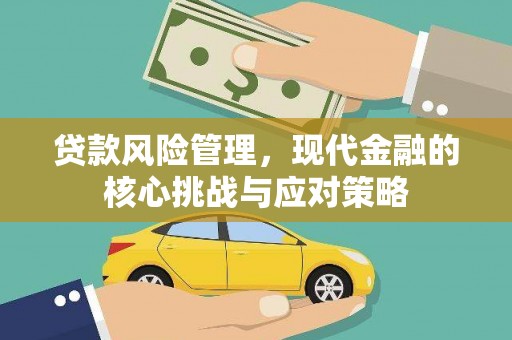 沧源贷款风险管理，现代金融的核心挑战与应对策略