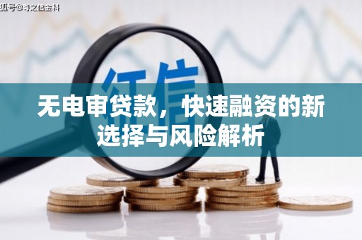 沧源无电审贷款，快速融资的新选择与风险解析