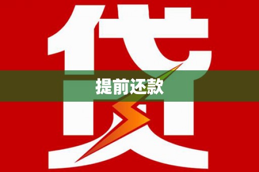沧源提前还款