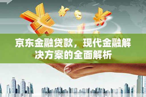 沧源京东金融贷款，现代金融解决方案的全面解析