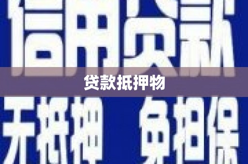 沧源贷款抵押物