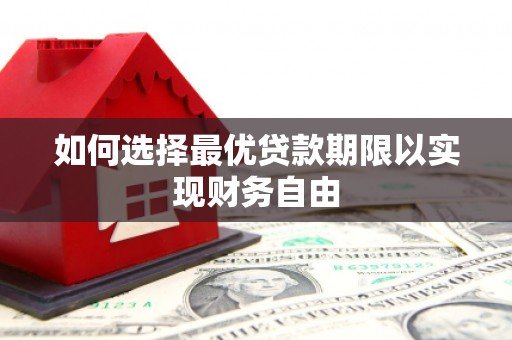 沧源如何选择最优贷款期限以实现财务自由