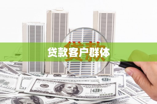 沧源贷款客户群体