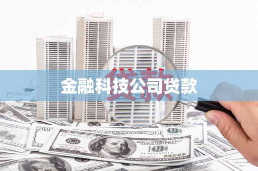 沧源金融科技公司贷款