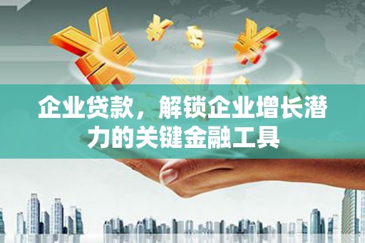 沧源企业贷款，解锁企业增长潜力的关键金融工具