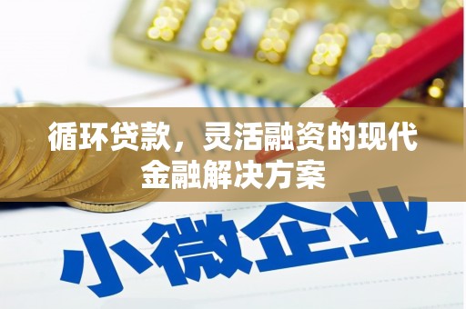 沧源循环贷款，灵活融资的现代金融解决方案