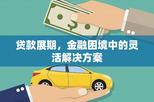 沧源贷款展期，金融困境中的灵活解决方案