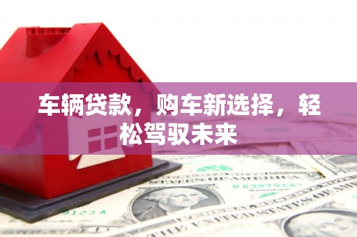 沧源车辆贷款，购车新选择，轻松驾驭未来