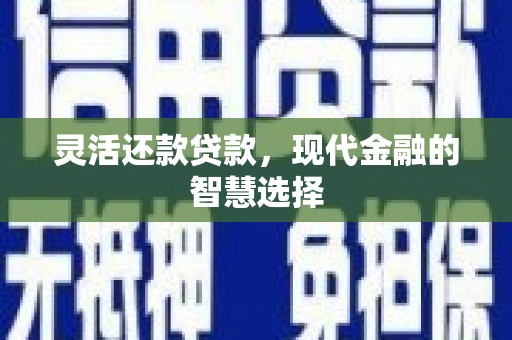 沧源灵活还款贷款，现代金融的智慧选择