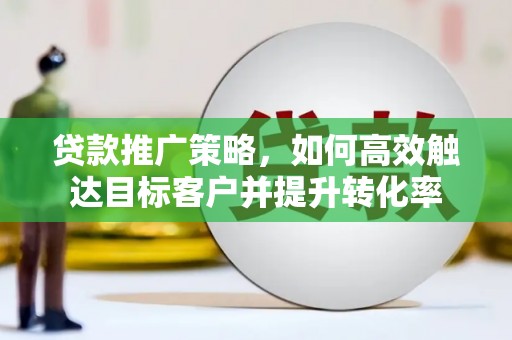 沧源贷款推广策略，如何高效触达目标客户并提升转化率