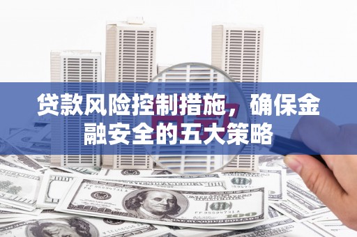沧源贷款风险控制措施，确保金融安全的五大策略