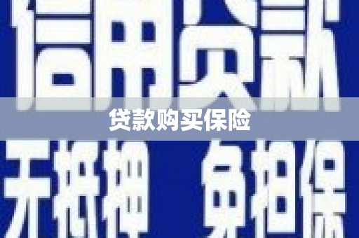 沧源贷款购买保险