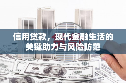 沧源信用贷款，现代金融生活的关键助力与风险防范