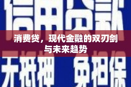 沧源消费贷，现代金融的双刃剑与未来趋势