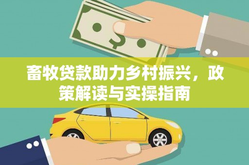 沧源畜牧贷款助力乡村振兴，政策解读与实操指南
