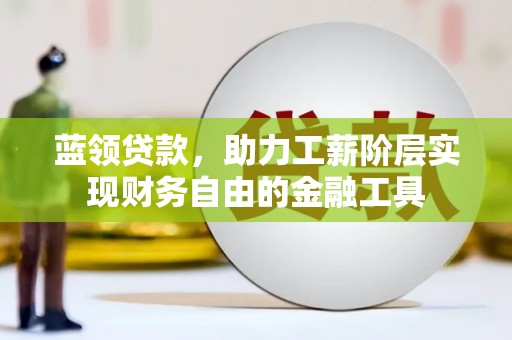 沧源蓝领贷款，助力工薪阶层实现财务自由的金融工具