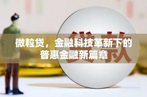沧源微粒贷，金融科技革新下的普惠金融新篇章
