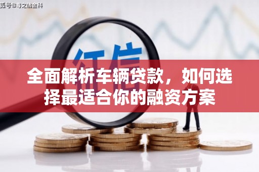 沧源全面解析车辆贷款，如何选择最适合你的融资方案