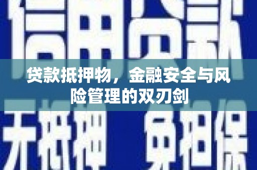 沧源贷款抵押物，金融安全与风险管理的双刃剑