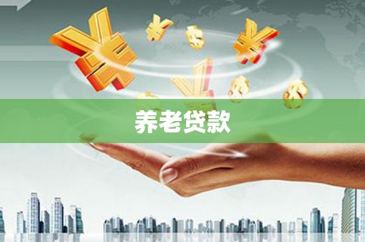 沧源养老贷款