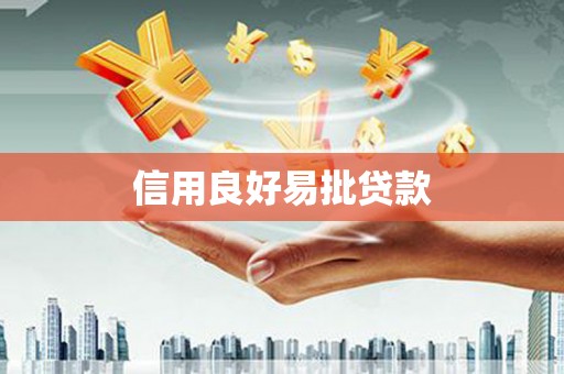 沧源信用良好易批贷款
